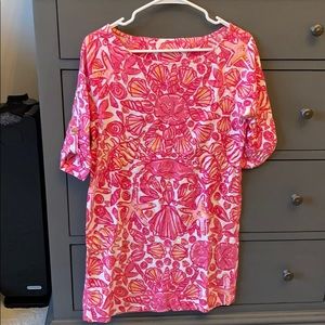 Lilly Pulitzer Cotton dress size S boat neck